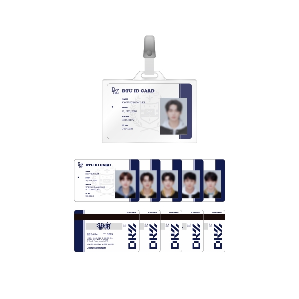DKZ - 05 STUDENT ID CARD & PVC HOLDER SET / 2023 FAN CON [Welcome to DTU]