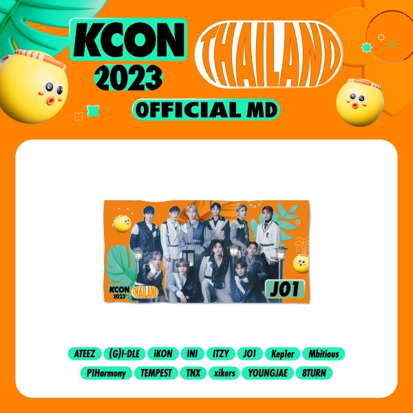 [Released on 4/25] 05 ARTIST SLOGAN BANNER - KCON 2023 THAILAND OFFICIAL MD