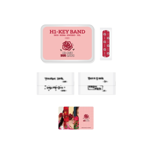 하이키 - 03  틴케이스 & 밴드 세트 / H1-KEY 500 DAYS POP-UP STORE MD
