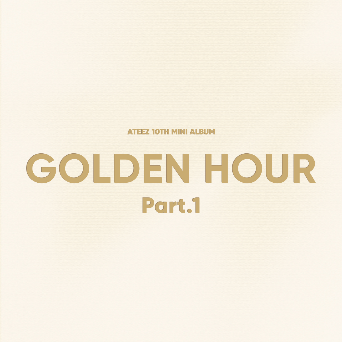 ATEEZ<br>10TH MINI ALBUM<br>GOLDEN HOUR : Part.1